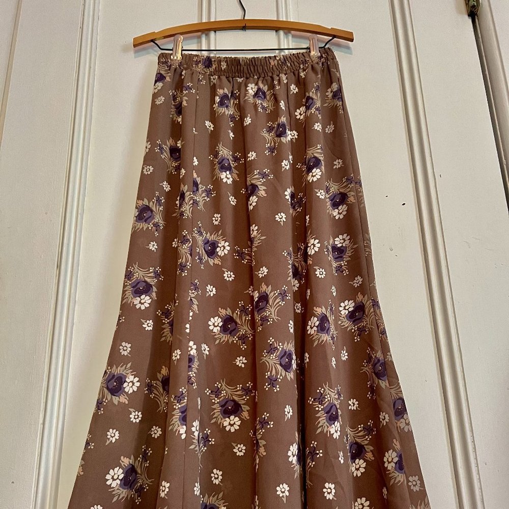 TWEEEDS Floral Skirt/40s Vintage Style! SZ Small
